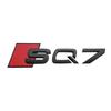 1 Stück 3D ABS Klebe-Schwarz Auto Kofferraum Nummer Buchstaben Aufkleber für SQ3 SQ5 SQ7 RSQ3 RSQ7 Logo Emblem Namensschild Abzeichen Zubehör