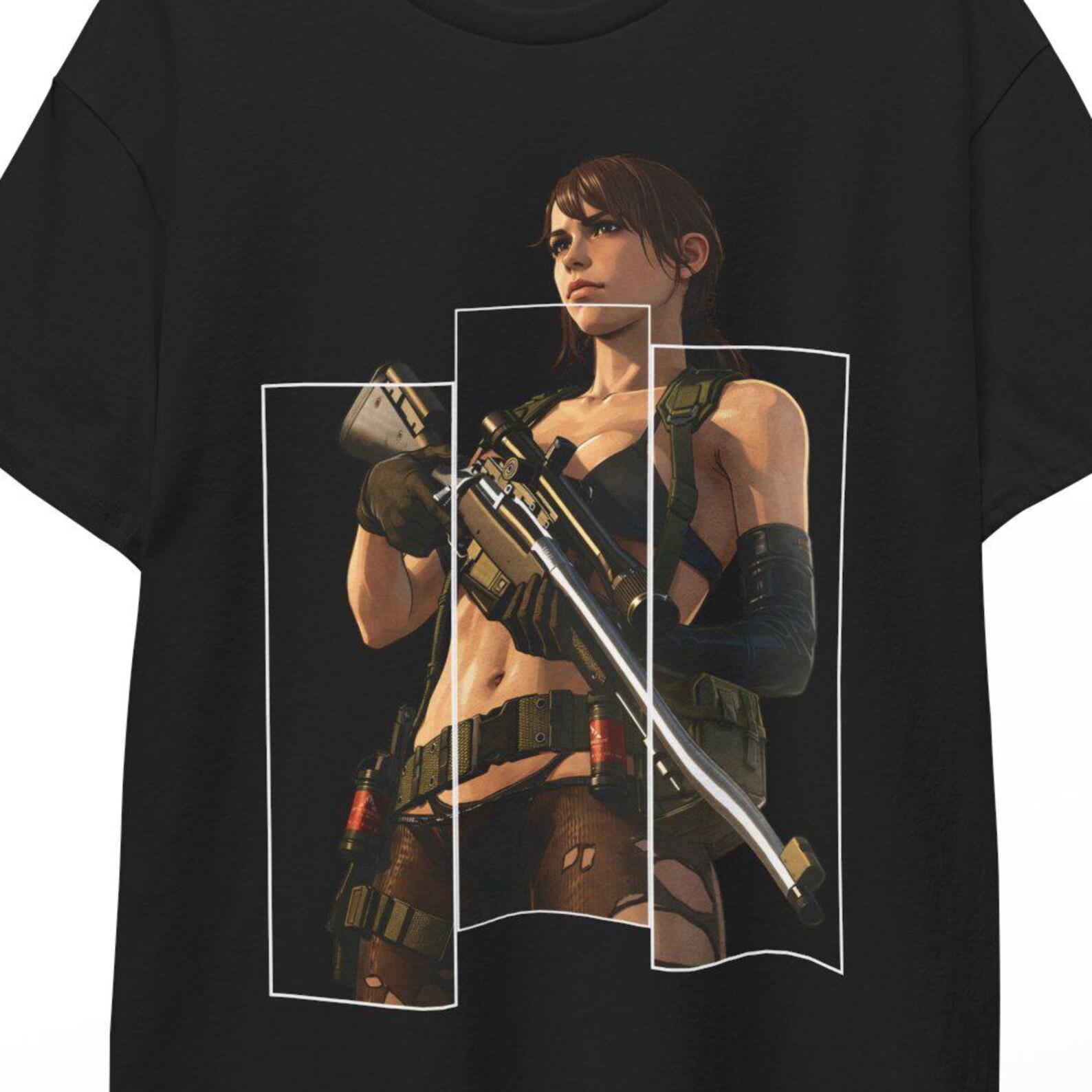 Metal Gear Solid Shirt Art Solid Snake Graphic Tee MGS Metal Gear Solid Video Game Shirt Retro Snake Design Classic MGS Iconic Art Tee M
