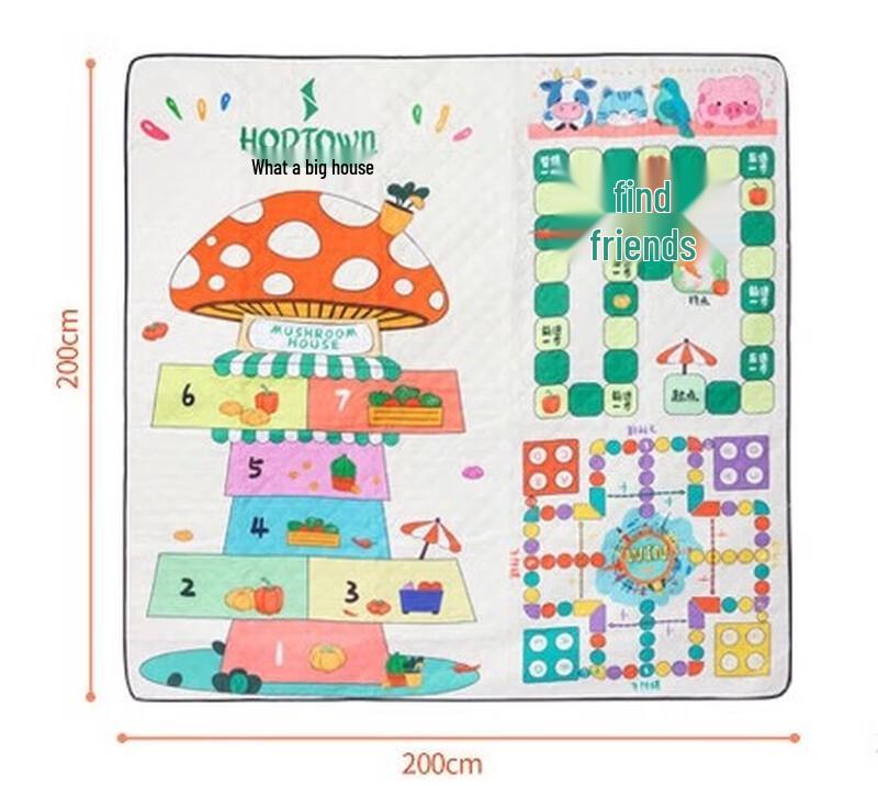 Kids  Outdoor Flying Chess Game Mat
