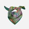 53CM Twill Silk Scarf Woman Grove Painting Square Scarves Wraps Bandana Small Hijab Silk Foulards Tie Headband Neckerchief