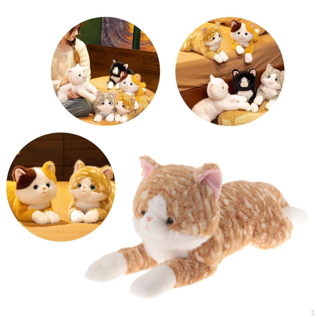 Katze Stofftier Cartoon Spielzeug Bequemes Sofa Ornament Umarmungs-Puppe für Kinder