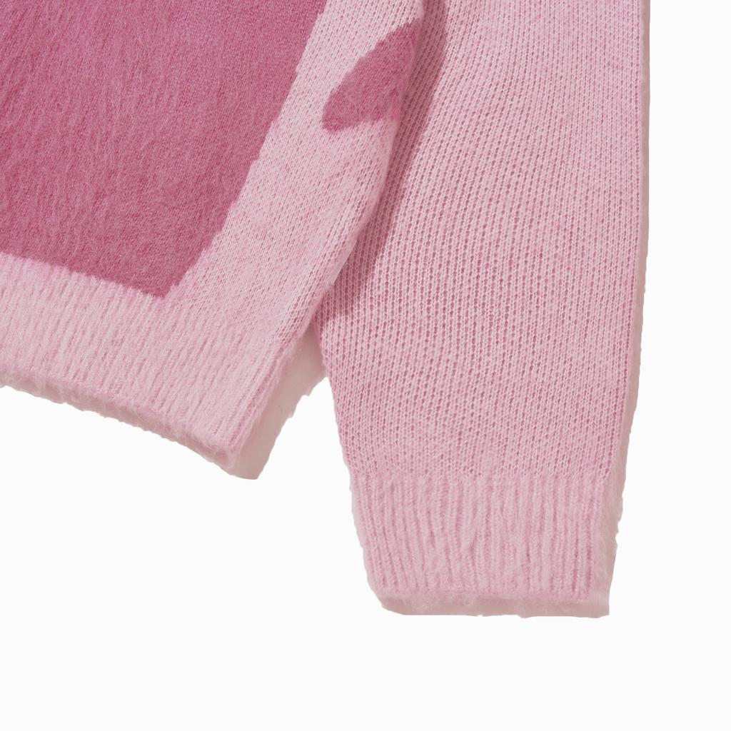 Illuminate Symbol Jacquard Round Knit - Pink