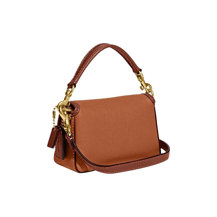 Coach Tabby 13 Multi-Functional Pocket Smooth Leather Shoulder Crossbody Mini Bag Women Bags Brown CC483-B4NP6