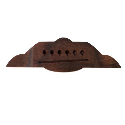 Wooden Guitar Bridge Swallow Shape Rosewood Delicate Acoustic Guitar Bridge Part Replacement