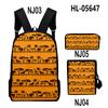 Trendy Popular Tribal patterns 3D Print 3pcs/Set pupil School Bags Laptop Daypack Backpack Inclined shoulder bag Pencil Case