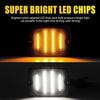 2PC Side Marker Parking Turn Signal Corner Lights For 1987-1995 Jeep Wrangler YJ