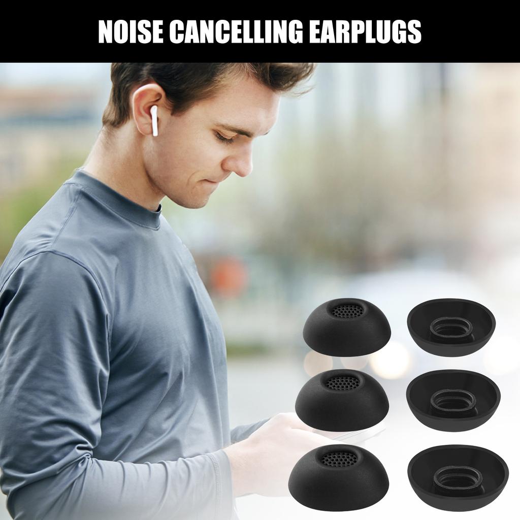 1 pair Silicone Earbuds Tip Earplugs Enhances Grip Sweat Resistant Protections for Ultra II 4th Gen Multiple Size