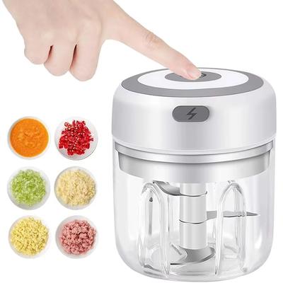 250ml Multifunktionale Kochmaschine Automatischer Haushalts-Fleischwolf Baby-Zusatznahrung Rühren Gehackter Knoblauch