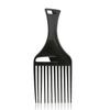 1 PIEZA Peine Insert Black Afro Peine de Plástico Dientes Anchos Púa Horquilla Peine Salón Profesional Herramienta de Peinado Africano Hombres
