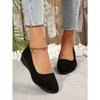 Women's Casual Flat Bean Shoes Autumn New Pointed Soft Sole Outer Wear Shallow Shoes