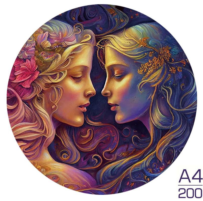 Panda A3 A4 A5 Wooden Puzzle For Adults Children Wood DIY Crafts Animal Shaped Holiday Gift Wooden Jigsaw Home Decoration