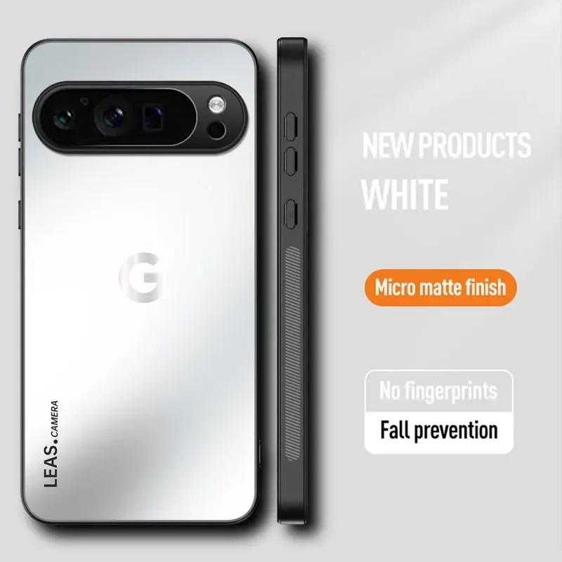 Custodia Lussuosa AG Opaca Anti-impronte Digitali per Google Pixel 10 9 Pro XL 8 7 6 A/Pro Paraurti Antiurto Protegge Copertura Posteriore