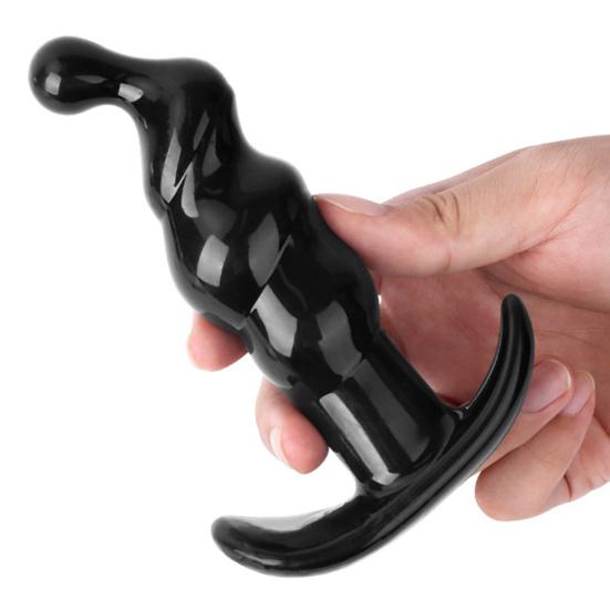 Large Silicone G-Spot Anal Plugs Tapered Prostate Massager for Beginners Advanced Waterproof Easy-Clean Discreet Adult Toy for Couples