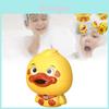 Adorable Yellow Bubble Duck Bath Toy With One Button Operation For Endless Fun And Interaction