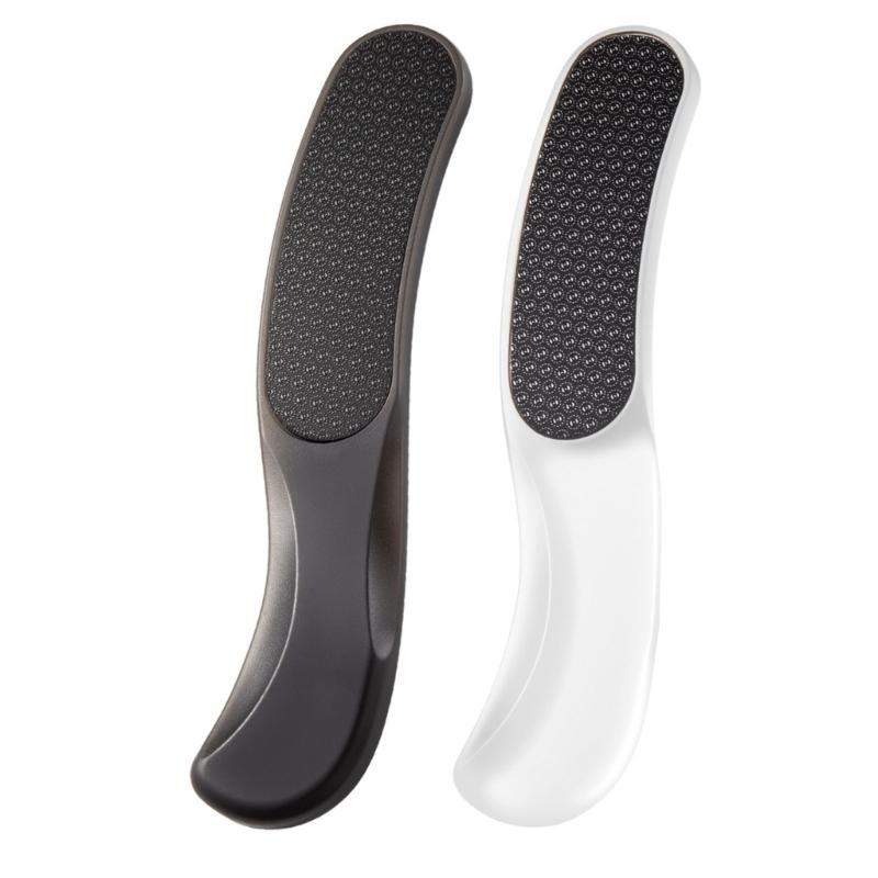 Round Moon Foot File For Effective Exfoliation Nonallergenic Glass Face Professional Pedicure Tool Long Permanent ABS Building