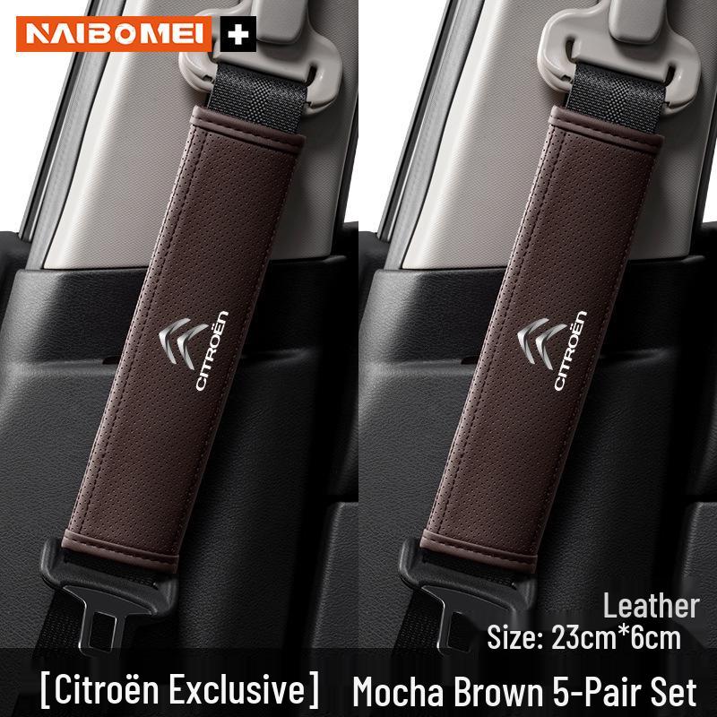 Seat Belt Shoulder Protector for Citroen C3, C4, Elysee, C5, C5 Aircross, and C6