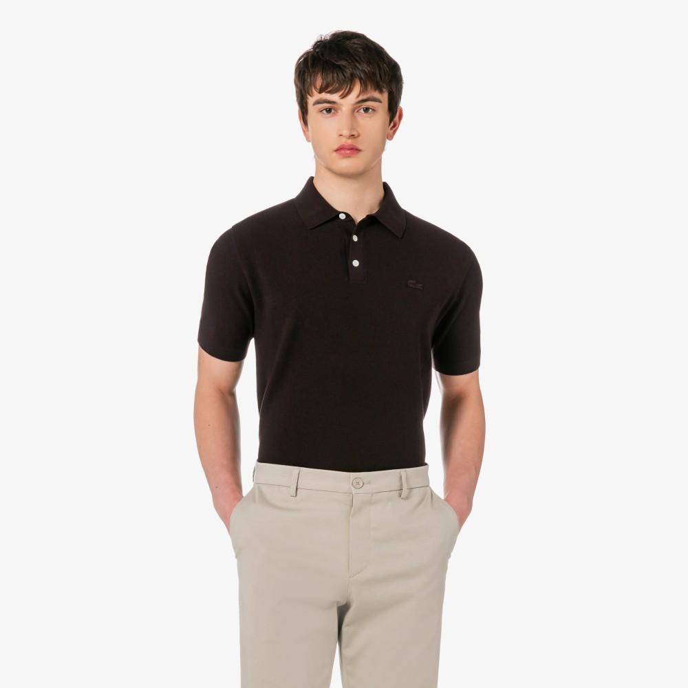 [Lacoste] Мужской джемпер-поло с коротким рукавом из пике PH942E-56G3LA 4