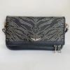 Bag Lady Flip Classic Fashion Spanish Tail Goods Explosion Shoulder Bag Full of Diamond Wings Light Luxury High-end