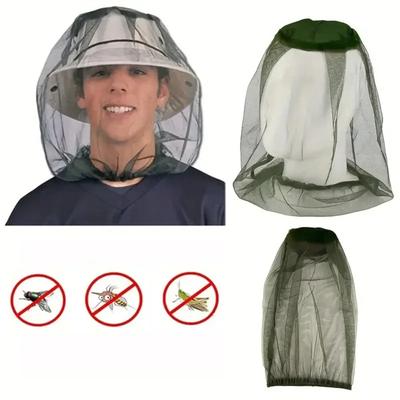 Outdoor Insect-Proof Mosquito Head Mesh Net Gardening Hat for Hiking Camping Fishing - Protection Hat