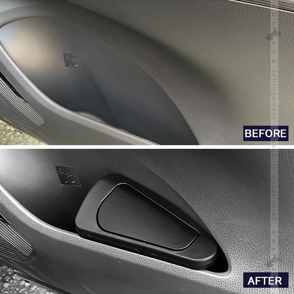 Set of 2 Side Trash Cans for Driver and Passenger Sides of Toyota Harrier 80 ABS Front Door Side Box Trash Garbage Interior Custom HARRIER80 [VULCANS]