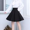 Spring/Summer Women's High Waist Midi Skirt with Pockets - A-line, Anti-Exposure, Full Circle Umbrella Design, Plus Size Slimming Skirt