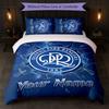 Queens Park Rangers FC Set Biancheria da Letto con Testo Nome Personalizzato 1 Copripiumino+2 Federe Logo Calcio Regalo Personalizzato per Occasione Speciale Decorazione Camera da Letto