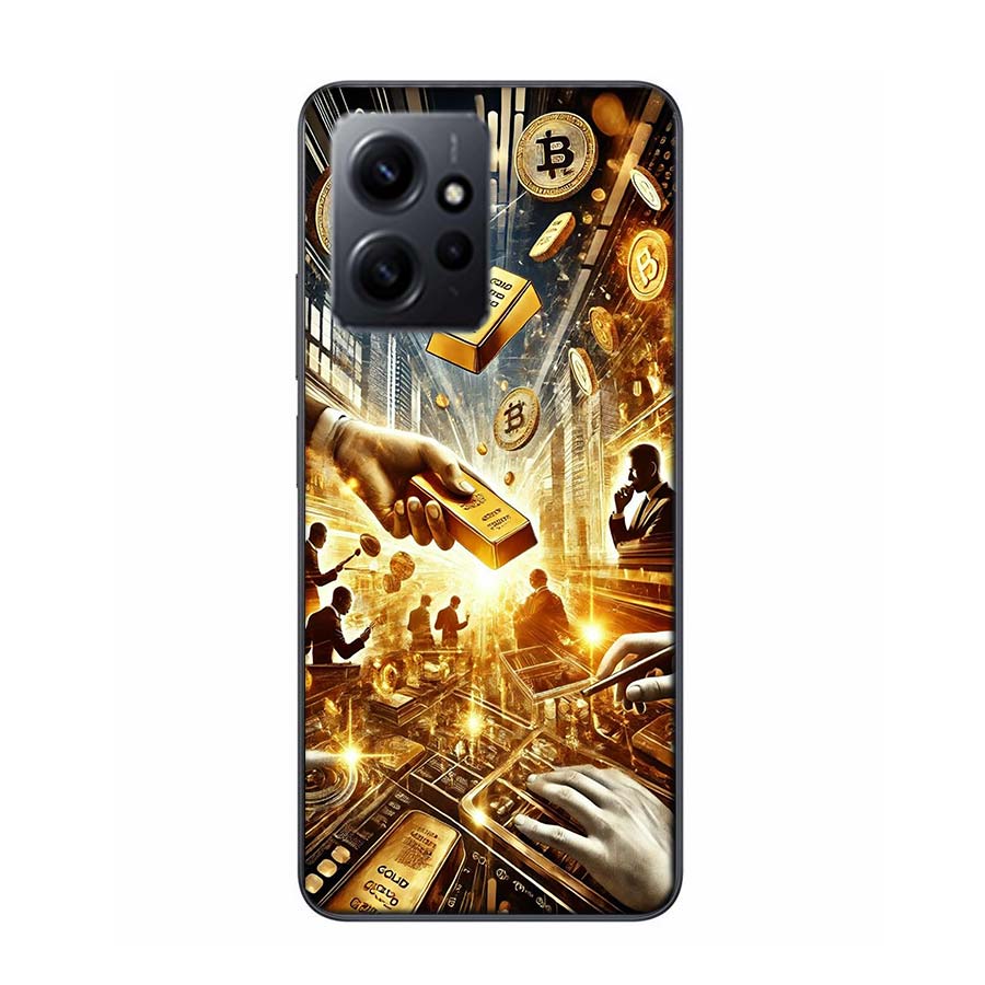 Trading Gold Contracts for Difference Phone Case For Redmi 12 13C 12C 15C 9 10 10C Note 13 Pro Plus 14 15 Pro 9T 9C 9A TPU Soft