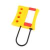 4 Holes Tagout Lockout Hasp Multi Function Insulated Secure Locking Tamper Proof for Padlocks