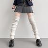 40/5070cm Length Knitted Leg Warmers Knitted Wool Leg Warmers Vintage Crochet Socks  Autumn Winter