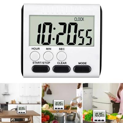Digital Kitchen Timer Magnetic Digital Chronometer LCD Screen Digital Magnet Alarm Clock Cooking Count Up Countdown Stopwatch