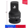 Socket Wrench Adapter: 1/2" To 3/8" To 1/4" Drive Reducer for Air Impact Wrench
