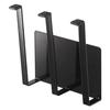 Magnet Glass & Bottle Holder Black, Approx. W13.5 X D6.5 X H14cm Tower, Floating Storage, Easy Installation 5137