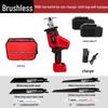 Rechargeable Brushless Handheld Chainsaw: Multifunctional Lithium Battery Saber & Reciprocating Saw for Household Logging.