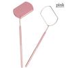 Portable Square Stainless Steel Eyelash Extension Inspection Mirror