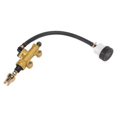 Motorcycle Rear Brake Pump Master Cylinder Kit Hydraulic with Reservoir Universal for Dirt Bike