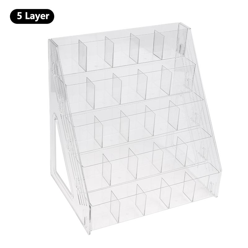 3/4/5 Layer Watercolor Pencil Storage Rack Desktop Large Capacity Partition Stationery Shop Storage Rack Marker Pen Storage Box