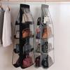 Hanging Fabric Closet Organizer: Dustproof Wardrobe Storage Rack for Door or Dormitory.