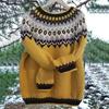 Women's Round Neck Colour Blocked Loose Fit Fashion Pullover Knitwear Luxurious Relaxed-fit Slimming and Versatile Top