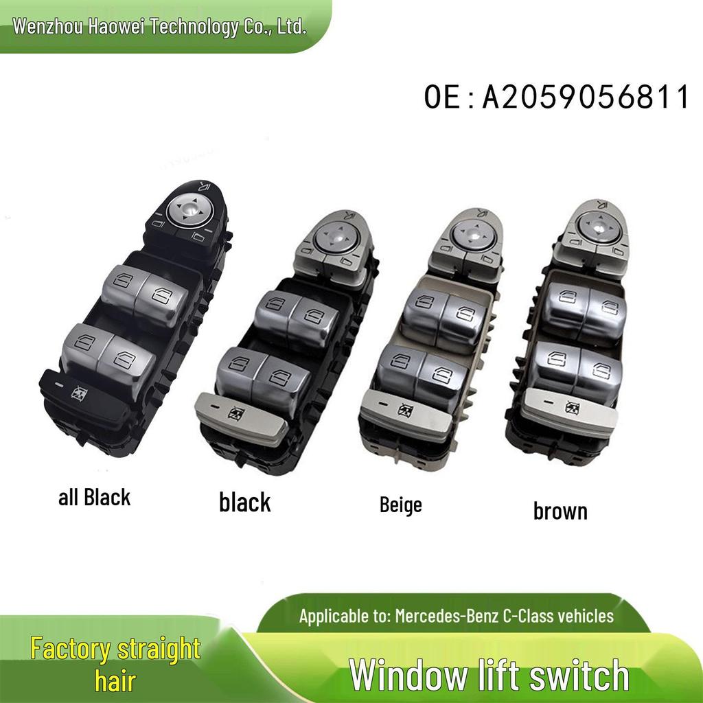 A2059056811 Mercedes-Benz C-Class Left Front Electric Window Regulator Switch
