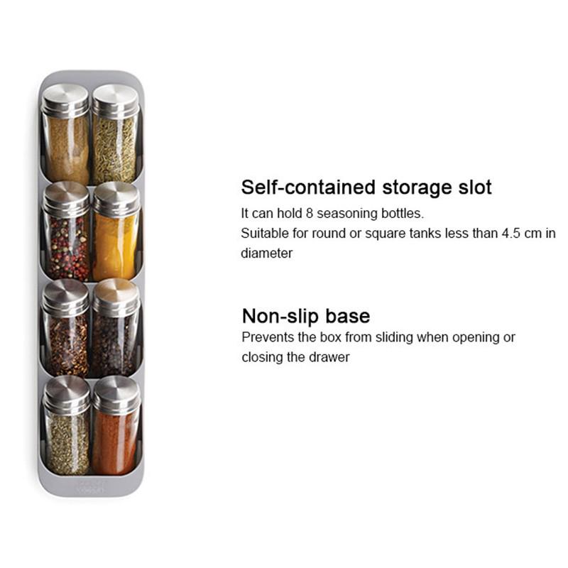 Organizador de cajones de utensilios, soporte para cubiertos, bandeja para cuchillos de cocina, organizador de cajones