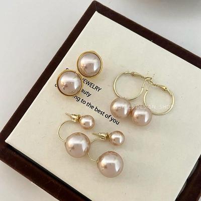 Koreanische Stil Perlenstecker - Dual Wear High-End Luxus Vielseitiger Damenschmuck