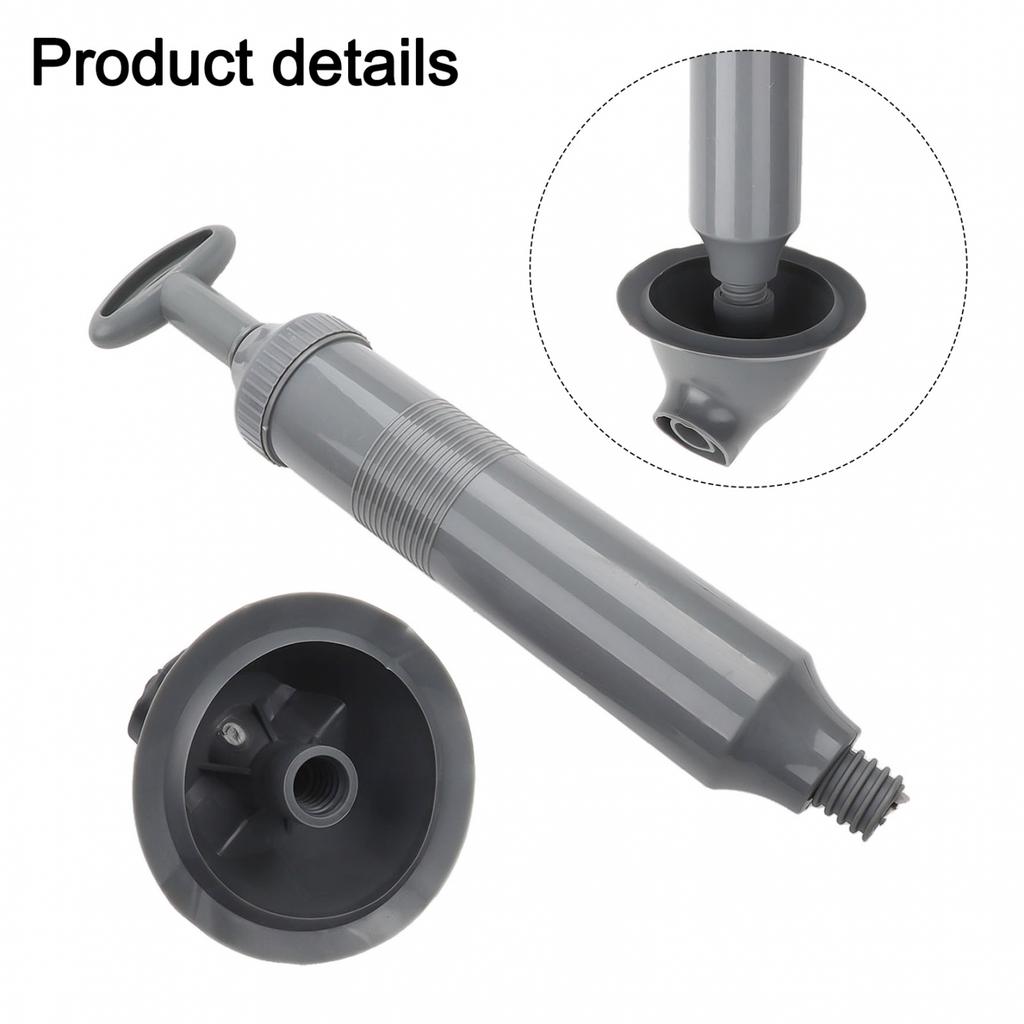 ABS Toilet Plunger with Powerful Air Pressure for Quick Clogs