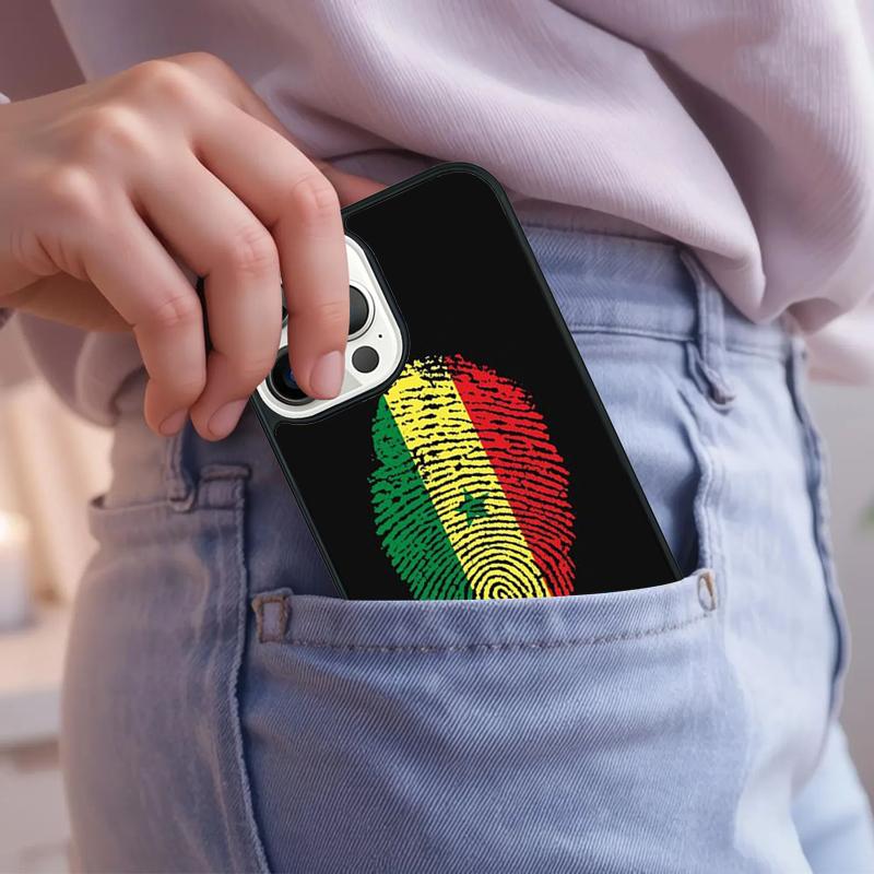 Senegal Flagge Handyhülle Für iPhone 17 Air 15 16e 14 13 Pro Max Coque 12 11 Pro Max PLUS Hülle