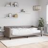 VidaXL Daybed with Mattress Taupe 100x200 Cm Fabric 3197416