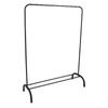 Garment Rack Floor Standing Clothes Hanging Rack with Bottom Metal Shelf for Clothes Hats Scarves Bags