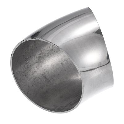 SS304 45 Degree Mandrel Bend Elbow Exhaust Pipe Stainless Steel Bend Pipe Modified