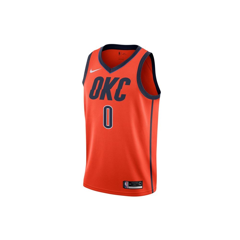 Nike Nba Earned Edition Sw Fans Version Of Men s Orange Jersey BQ1171-891 XXXL