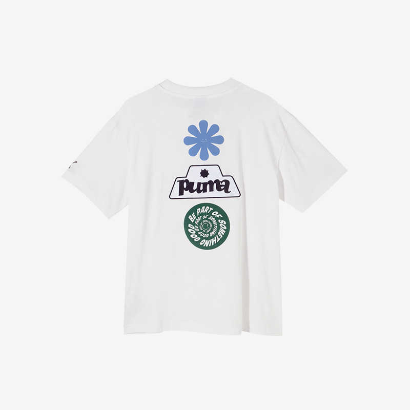 

Puma Мужская футболка Swxp Dream Pack с коротким рукавом и рисунком, белая 626825-02 M