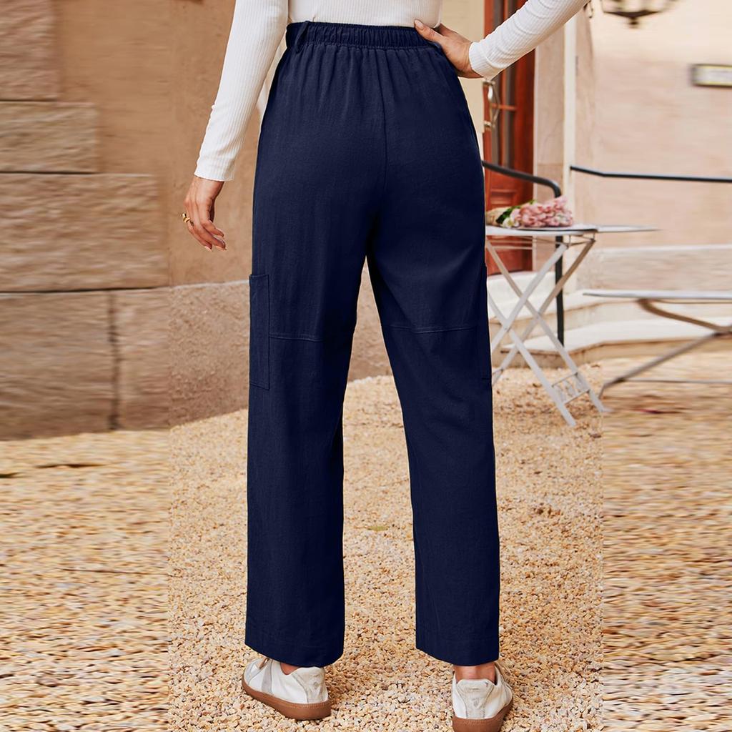 Womens Casual Wide Leg Trousers  Travel Vacation Outfits