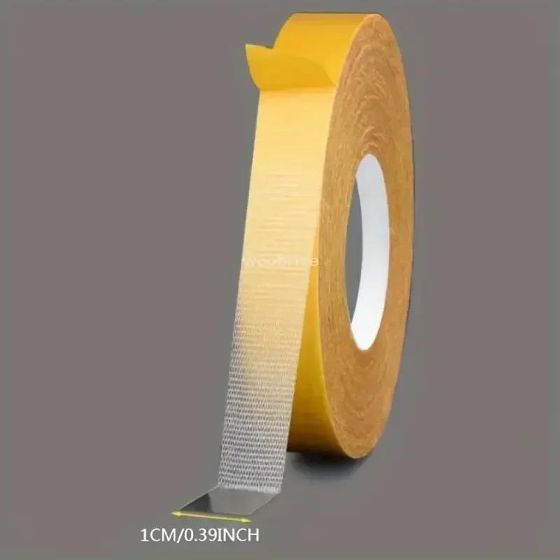 

Super Thin Strong Fixation Double Sided Adhesive Tape Heavy Duty Translucent Mesh Waterproof Traceless Powerful Grid Carpet Tape 1roll&5m